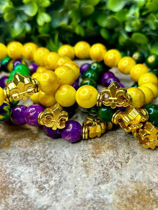 Mardi Gras Mambo Bracelets