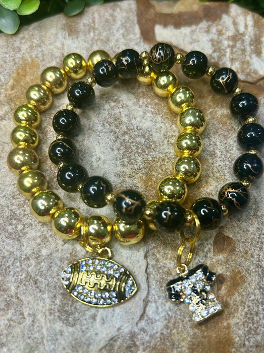 NOLA Saints Bracelet Set