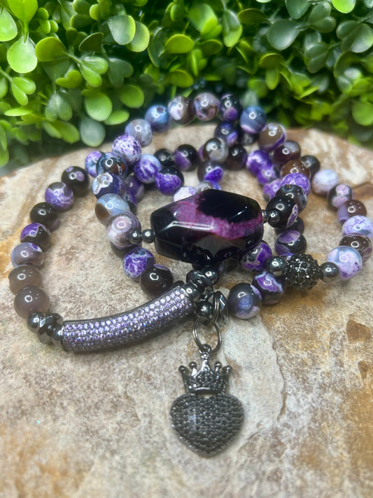 Purple Passion Bracelet Set